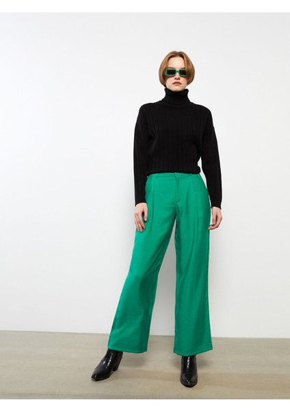 Yeni Sezon Kadın Rahat Kalıp Düz Pantolon fiyatları