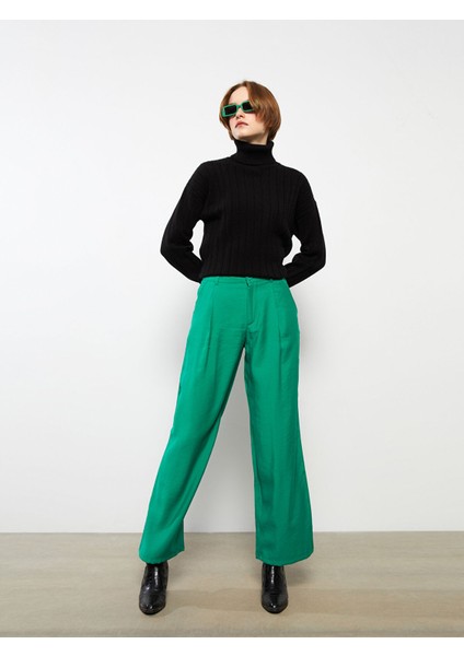 Yeni Sezon Kadın Rahat Kalıp Düz Pantolon indirimleri