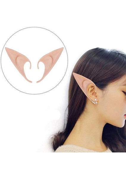 Yumuşak Malzemeden Imal Lateks Elf Kulağı 1 Çift 10X5 cm (5358) fiyatları
