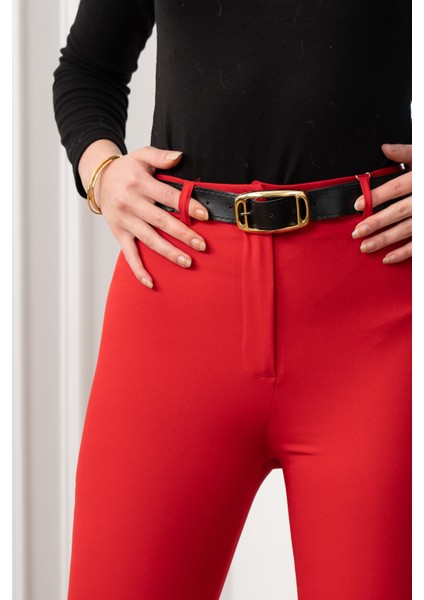 Elitecontour High-Waist Flare Atlas Pantolon fırsatları