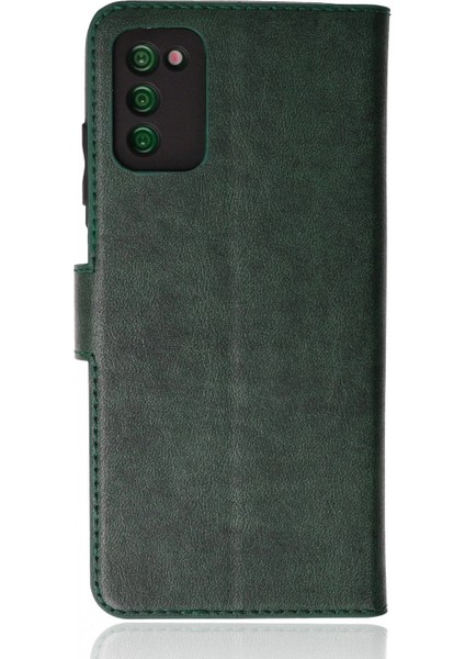 Ieg Samsung Galaxy A03S Kılıf Trend S Plus Kapaklı Kılıf - Yeşil