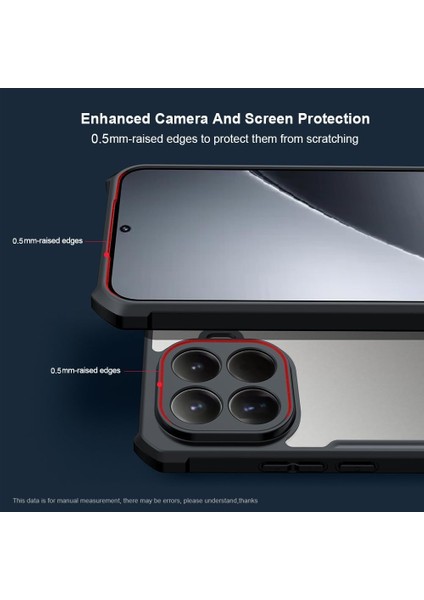 Xiaomi Mi 15T Pro Uyumlu Ekran Koruyuculu Kılıf Kamera Korumalı Arkası Mat Kaymaz Şeffaf Kapak modelleri