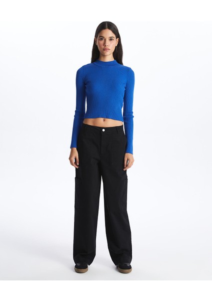 Yeni Sezon Yarım Balıkçı Yaka Kadın Triko Kazak modelleri