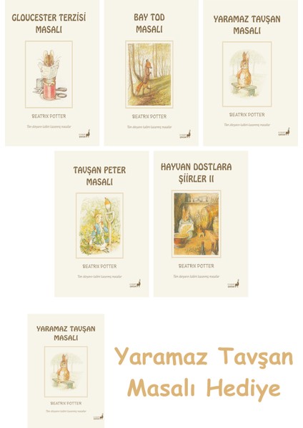 Beatrix Potter 9 - Yaramaz Tavşan Masalı + Beatrix Potter 22 - Hayvan Dostlara Şiirler 2
