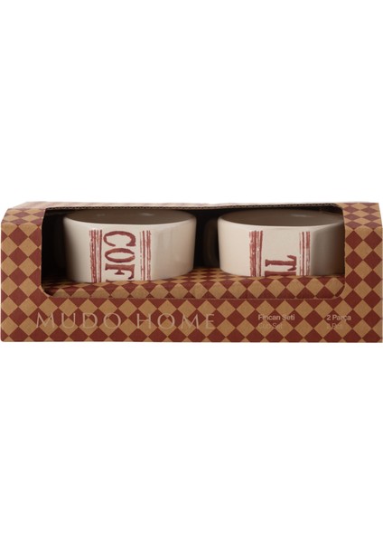 TEA&COFFEE 2'Lİ FİNCAN SETİ