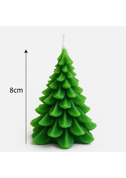 8cm Simsiz Çam Ağacı Dekoratif Mum – Yılbaşı Süsü, Noel Temalı Masa ve Ev Dekoru, Hediyelik Mini Mum, Kış Atmosferi Için Şık Dekorasyon fırsatları