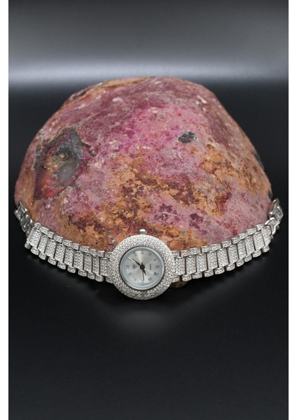 925 Ayar Gümüş Kadın Saati (Kadın Gümüş Saat) Zirkon Taşlı 902379 fırsatları