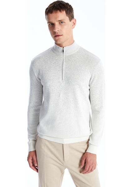 Yeni Sezon Dik Yaka Uzun Kollu Erkek Triko Kazak