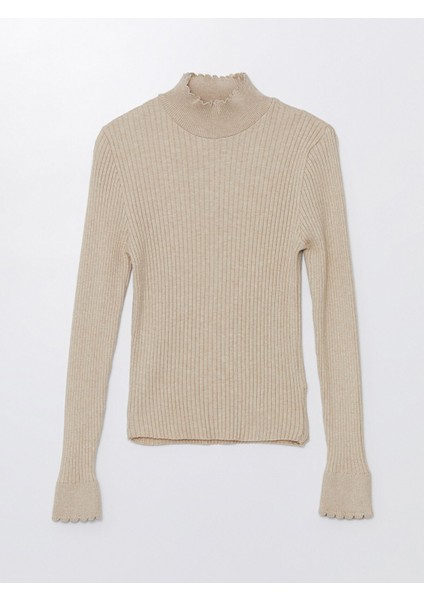 Yeni Sezon Yarım Balıkçı Yaka Kadın Triko Kazak indirimleri