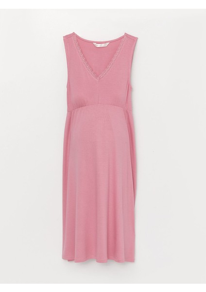 Yeni Sezon V Yaka Dantel Detaylı Hamile Gecelik fırsatları