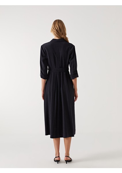 Yeni Sezon Düz Uzun Kollu Kadın Gömlek Elbise fırsatları