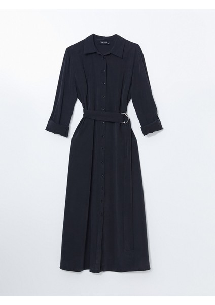 Yeni Sezon Düz Uzun Kollu Kadın Gömlek Elbise indirimleri