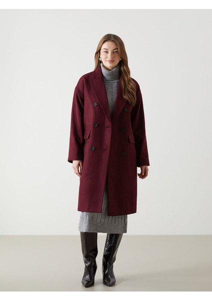 Yeni Sezon Ceket Yaka Kadın Kaşe Kaban fiyatları