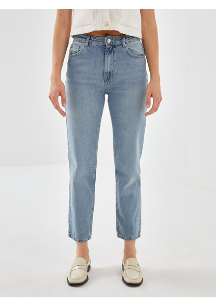 Yeni Sezon Mom Fit Kadın Jean Pantolon fiyatları