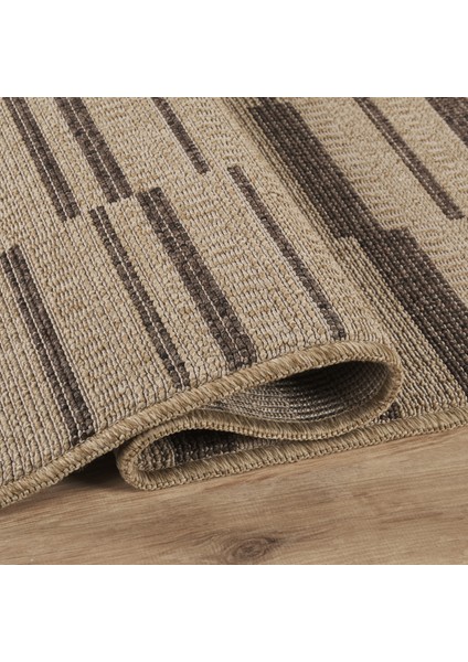 Kilim Jüt Ravon Brown Salon Mutfak Halısı Yolluk fırsatları