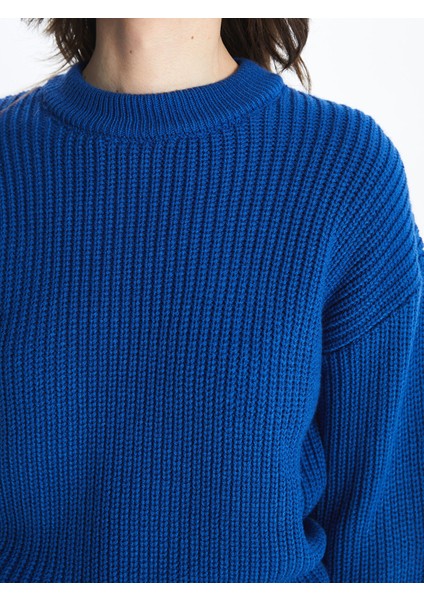 Yeni Sezon Bisiklet Yaka Oversize Kadın Triko Kazak fırsatları