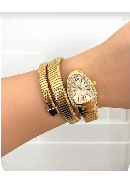Yılan Model Kadın Kol Saati