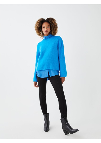 Yeni Sezon Beli Lastikli Kadın Tayt Pantolon modelleri