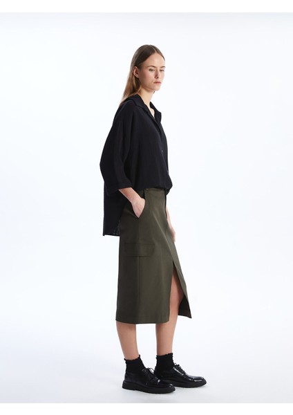 Yeni Sezon Kadın Dar Fit Düz Etek