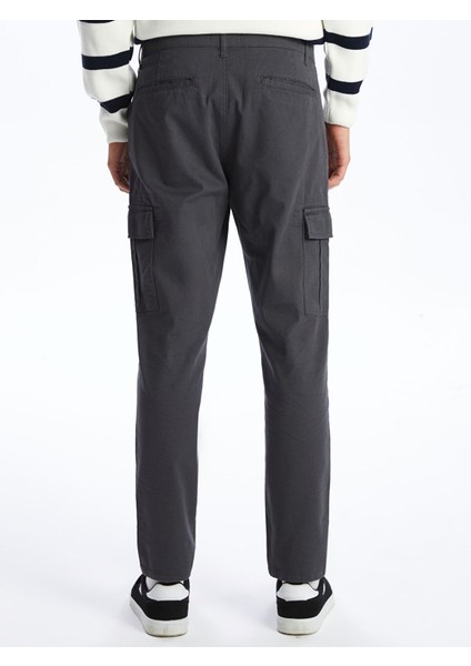 Yeni Sezon Slim Fit Gabardin Erkek Kargo Pantolon fırsatları