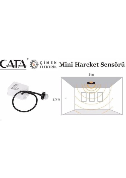 Cata Ct 9188 Mini Sensör 800W