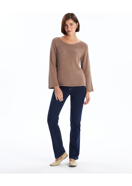 Yeni Sezon Bisiklet Yaka Kadın Triko Kazak fiyatları