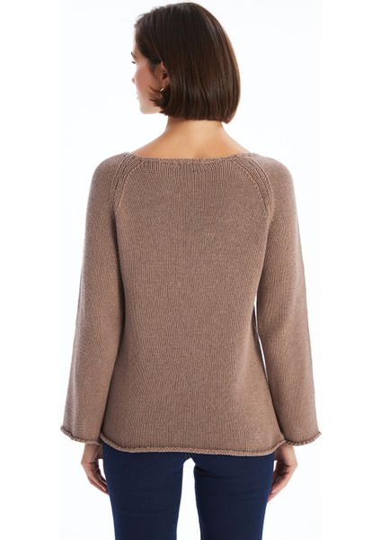 Yeni Sezon Bisiklet Yaka Kadın Triko Kazak fırsatları