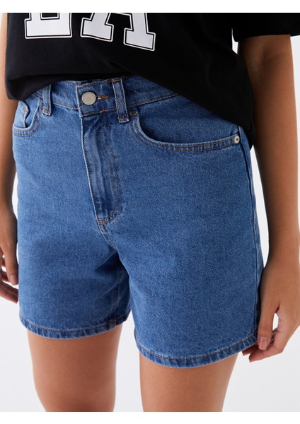 Yeni Sezon Bermuda Fit Kadın Jean Şort fiyatları