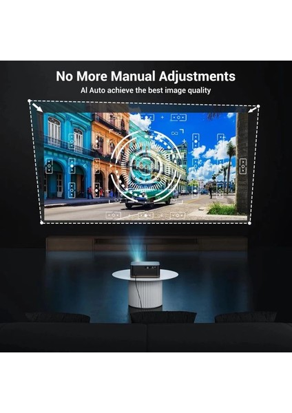 2000 Ansı 4K Full Hd Projektör 300'' Ekran modelleri