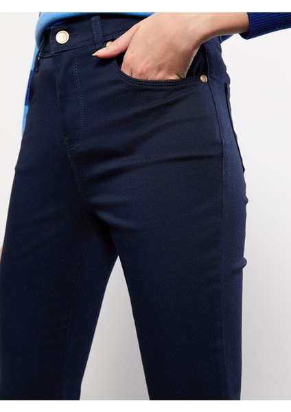 Yeni Sezon Yüksek Bel Mars Flare Kadın Jean Pantolon modelleri