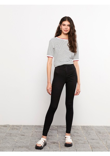 Yeni Sezon Yüksek Bel Jüpiter Süper Skinny Fit Kadın Jean Pantolon