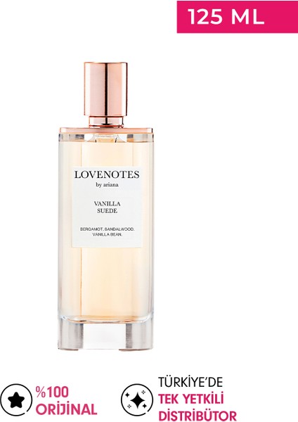 Lovenotes Vanilla Suede Edp 125 ml
