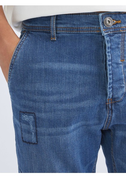 Yeni Sezon 750 Slim Fit Destroy Detaylı Erkek Jean Pantolon modelleri