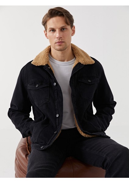 Yeni Sezon Standart Kalıp Erkek Jean Ceket
