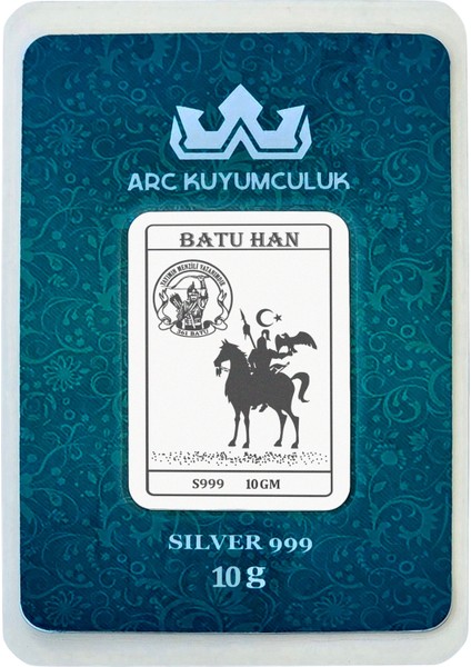 999 Ayar Gümüş ile Üretilmiş Batuhan Temalı Hediyeye Özel 10 Gram 999 Ayar Gümüş KÜLÇESI-667