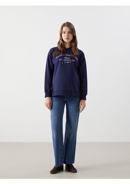 Yeni Sezon Karın Panelli Straight Fit Hamile Jean Pantolon