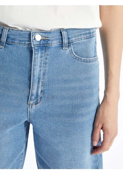Yeni Sezon Bermuda Fit Kadın Jean Şort fiyatları