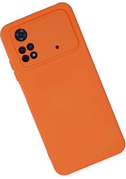 Xiaomi Poco M4 Pro 4g Kılıf Nano Içi Kadife Silikon - Turuncu fiyatları