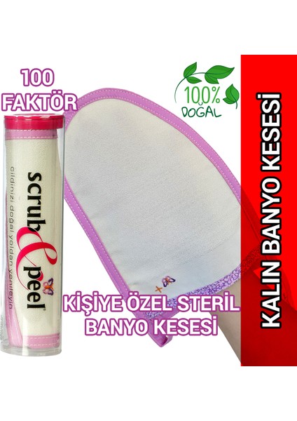 Ekstra Kalın Banyo Kesesi, Hamam Kesesi, Duş Kesesi, Vücut Kesesi