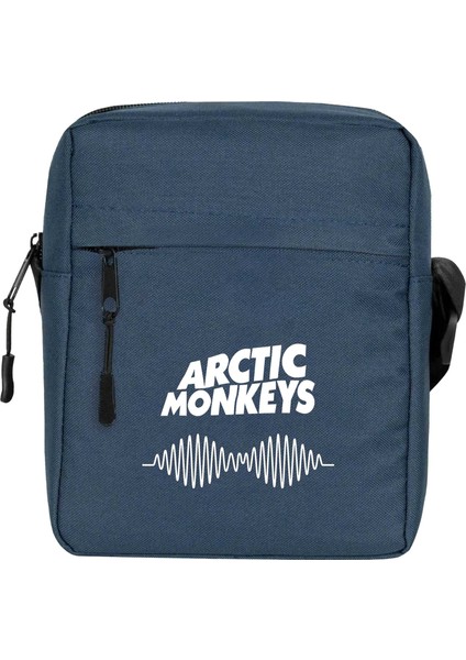 Arctic Monkeys Omuz Çantası Fermuarlı Lacivert Renk