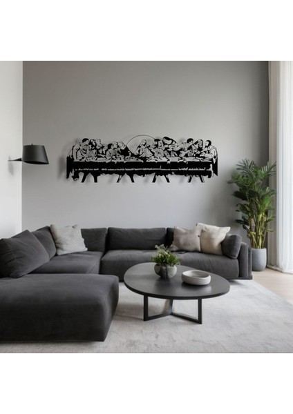 Metal Duvar Dekoru Son Akşam Yemeği Tablosu – Dini Sanat Metal Tablo – Modern Ev ve Ofis Dekoru modelleri