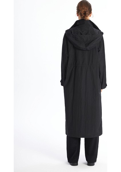 Yeni Sezon Kapüşonlu Düz Oversize Kadın Yağmurluk indirimleri