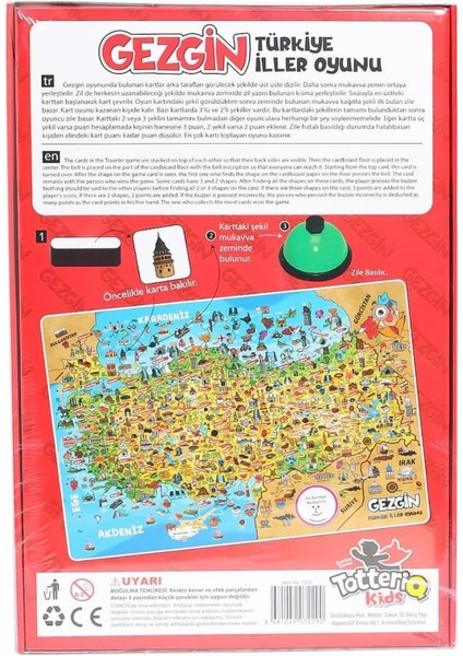 Bfs 2290 Gezgin Türkiye Iller Oyunu -Tottreiq fırsatları