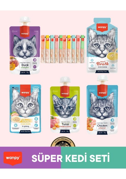 Kedi Maması Süper Kedi Set - 1