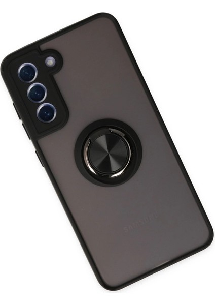 Samsung Galaxy S21 Fe Kılıf Montreal Yüzüklü Silikon Kapak - Siyah fiyatları