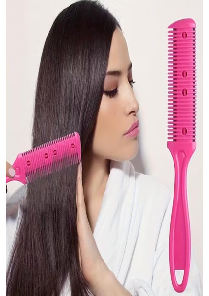 2'li Set Jiletli Kırık Saç Sakal Düzletme Tarağı Saç ve Sakal Düzleştirici Kuaför Tarağı modelleri