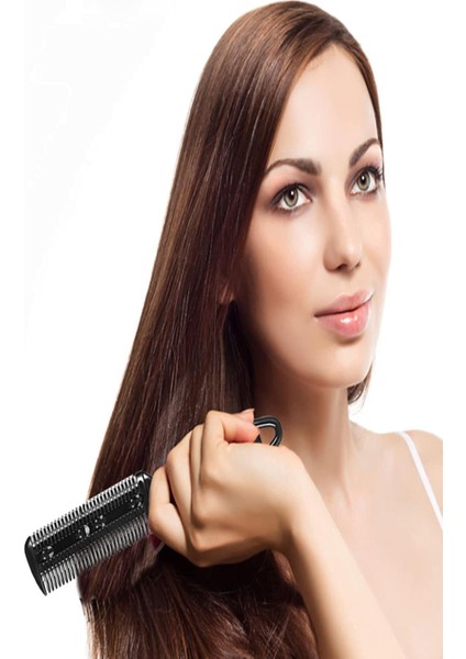 2'li Set Jiletli Kırık Saç Sakal Düzletme Tarağı Saç ve Sakal Düzleştirici Kuaför Tarağı indirimleri