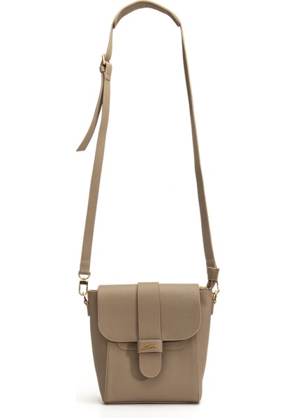 Tegan Hakiki Deri Kadın Omuz ve Çapraz Çanta Siyah