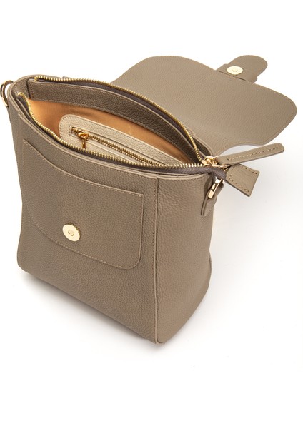 Tegan Hakiki Deri Kadın Omuz ve Çapraz Çanta Siyah fırsatları