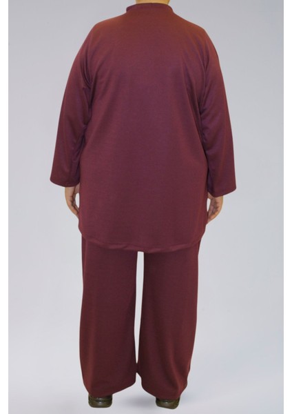 Mevsimlik Eşofman Takımı- Ecrin Kumaş Büyük Beden Eşofman Takımı modelleri